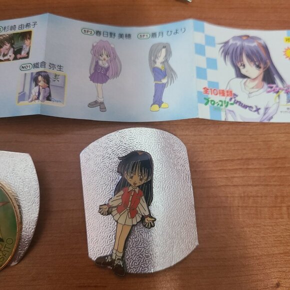 Vintage Sentimental Graffiti Anime Pin Set - Character - SEGA NEC - Video Game - Picture 5 of 5